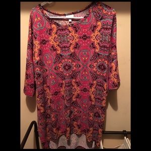 LulaRoe Irma tunic size 2XL